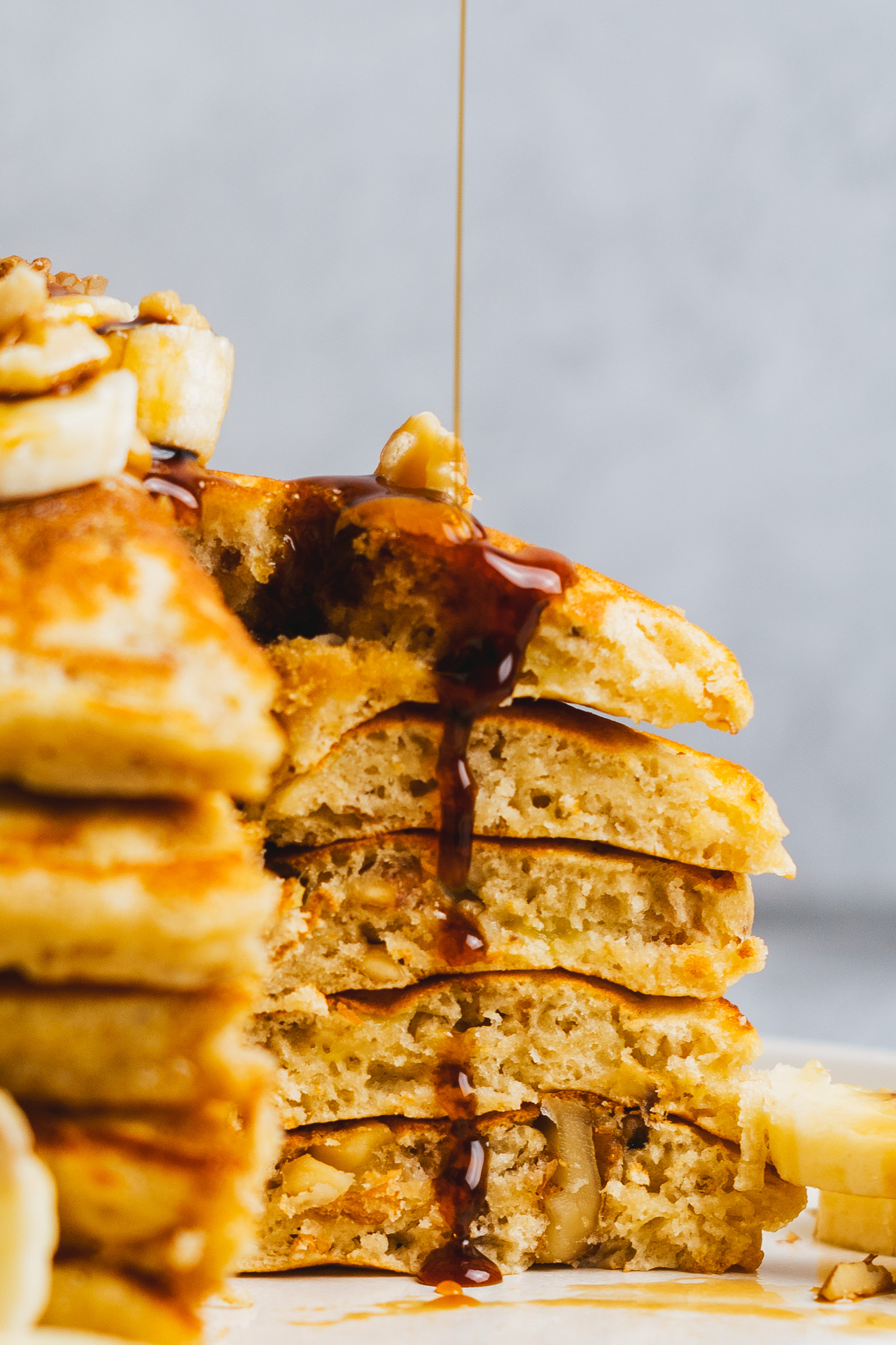 Banana Walnut Pancake Recipe Scoffs And Feasts