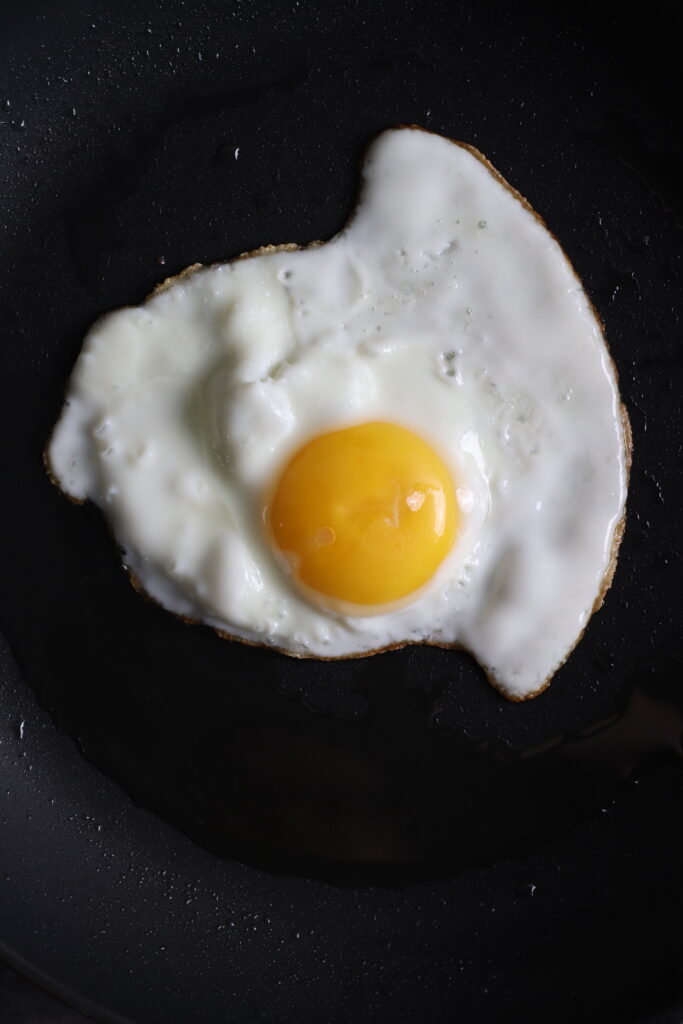 Fried Egg in a frying pan