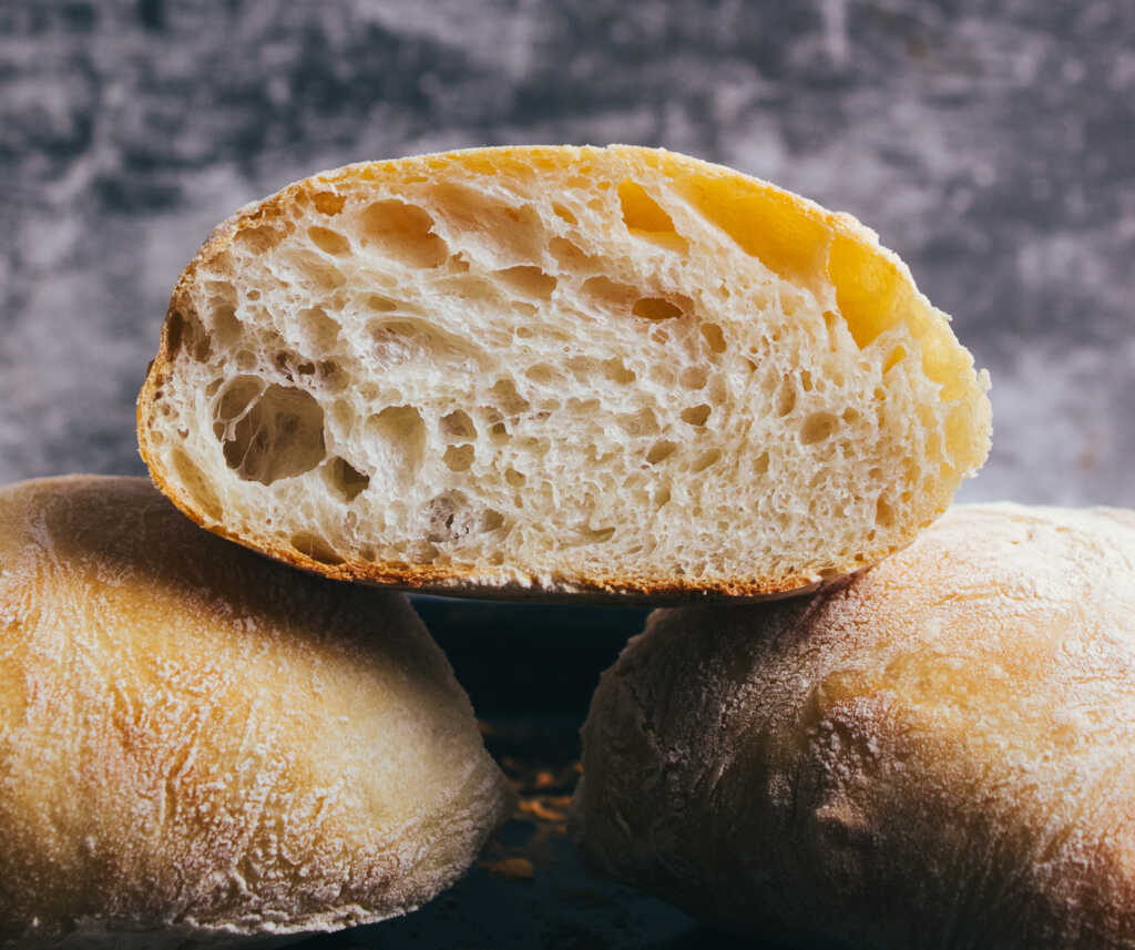 Easy Ciabatta Dinner Rolls