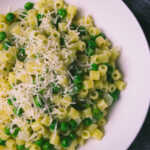 A bowl of Italian Pasta and Peas