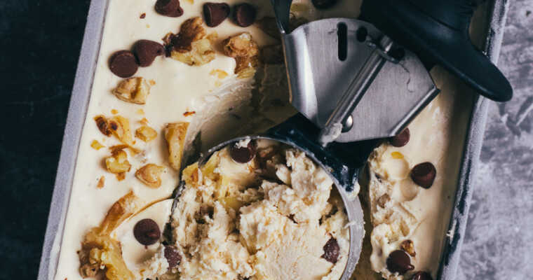 Easy Coffee Crumble Ice Cream Recipe