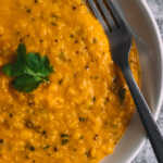 Bengali masoor dal in a bowl